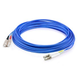 AddOn Networks ADD-SC-SC-5M6MMF-BE InfiniBand/fibre optic cable 196.9" (5 m) CMR Blue