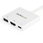 StarTech.com CDP2HDUACPW laptop dock/port replicator Wired USB 3.2 Gen 1 (3.1 Gen 1) Type-C White