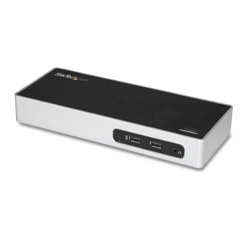 StarTech.com DK30ADD laptop dock/port replicator Wired USB 3.2 Gen 1 (3.1 Gen 1) Type-B Black, Silver