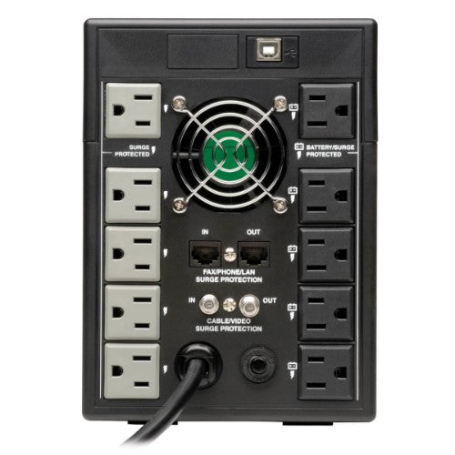 Tripp Lite SMART1500LCDT uninterruptible power supply (UPS) Line-Interactive 1.5 kVA 900 W 10 AC outlet(s)