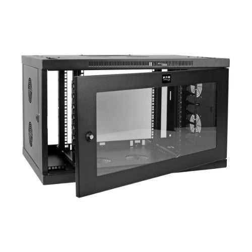 Tripp Lite SRW9UDPGVRT rack cabinet 9U Wall mounted rack Black