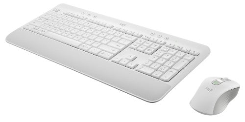 Logitech 920-011018 keyboard Mouse included Office Bluetooth QWERTY English White