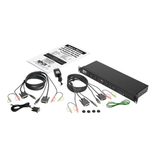 Tripp Lite B024-DUA8-SL KVM switch Rack mounting Black