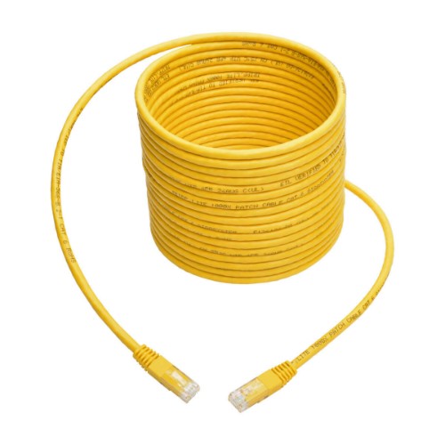 Tripp Lite N200-035-YW networking cable Yellow 420.5" (10.7 m) Cat6 U/UTP (UTP)