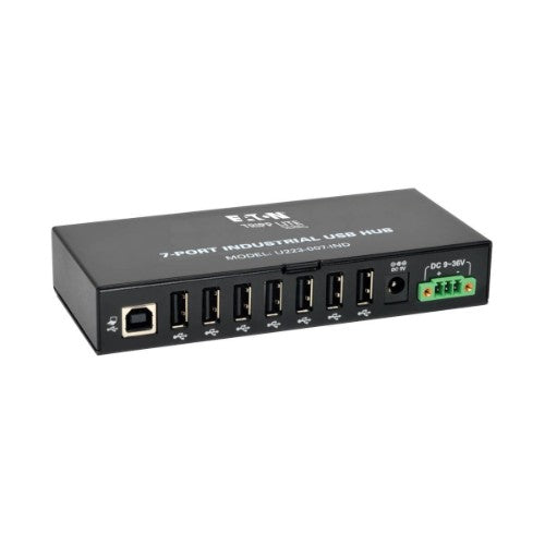 Tripp Lite U223-007-IND interface hub 480 Mbit/s Black