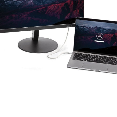 StarTech.com TBLT34MM50CW Thunderbolt cable 19.7" (0.5 m) 40 Gbit/s White