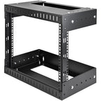 StarTech.com RK812WALLOA rack cabinet 8U Wall mounted rack Black