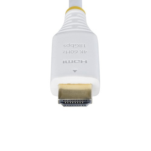StarTech.com HDMI2-CABLE-4K60-10W HDMI cable 118.1" (3 m) HDMI Type A (Standard) White
