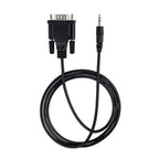 StarTech.com 9M351M-RS232-CABLE cable gender changer DB-9 3.5mm Black