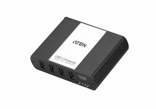 ATEN UEH4102 network extender Network transmitter & receiver Black 10, 100, 1000 Mbit/s