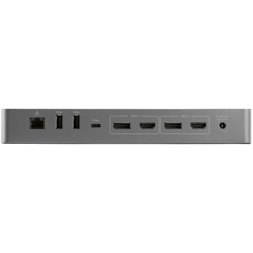 StarTech.com TB3CDK2DH laptop dock/port replicator Wired Thunderbolt 3 Black, Silver