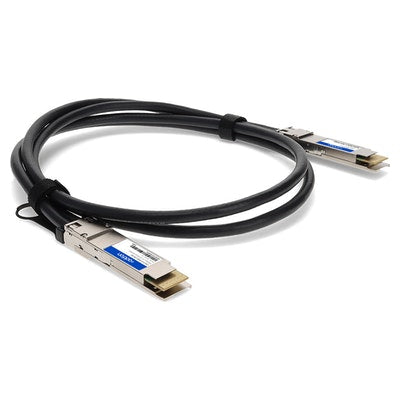 AddOn Networks CAB-D-D-400G-1M-AO InfiniBand/fibre optic cable 39.4" (1 m) QSFP-DD Black, Silver