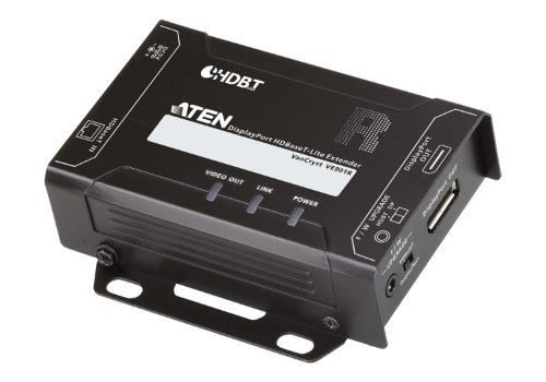 ATEN VE901 AV extender AV transmitter & receiver Black