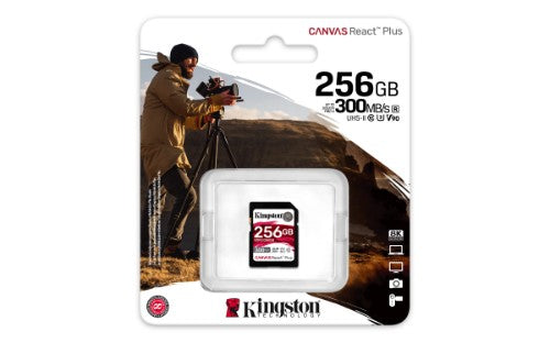Kingston Technology Canvas React Plus 256 GB SD UHS-II Class 10