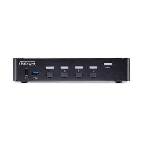 StarTech.com D86A2-4-PORT-8K-KVM KVM switch Black