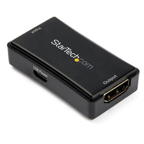 StarTech.com HDBOOST4K2 AV extender AV repeater Black