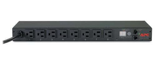 APC AP7800B power distribution unit (PDU) 8 AC outlet(s) 1U Black