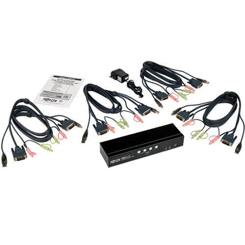 Tripp Lite B004-DUA4-HR-K KVM switch Black