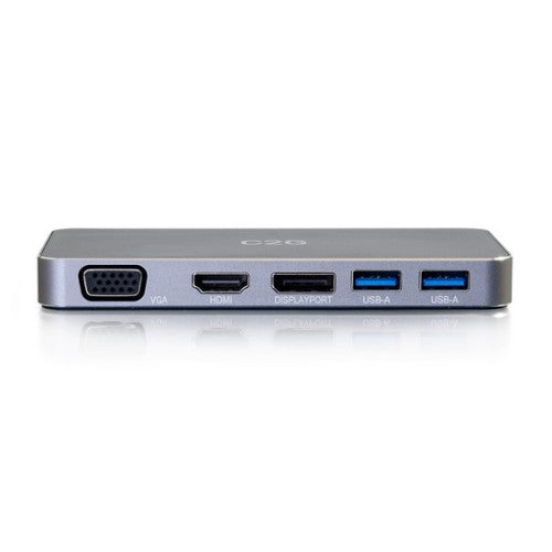 C2G 54439 notebook dock/port replicator USB 3.2 Gen 1 (3.1 Gen 1) Type-C Gray