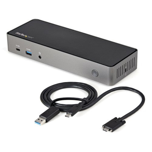 StarTech.com DK31C3HDPD laptop dock/port replicator Wired USB 3.2 Gen 2 (3.1 Gen 2) Type-C Black, Gray
