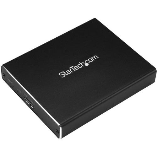 StarTech.com SM22BU31C3R storage drive enclosure SSD enclosure Black M.2
