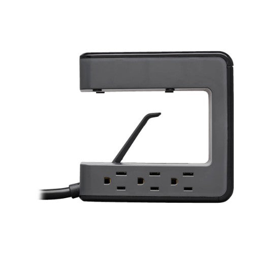 Tripp Lite TLP648UCBAM surge protector Black, Gray 6 AC outlet(s) 120 V