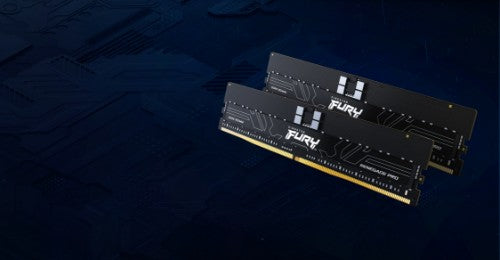 Kingston Technology FURY 128GB 6400MT/s DDR5 ECC Reg CL32 DIMM (Kit of 4) Renegade Pro EXPO