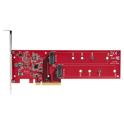 StarTech.com DUAL-M2-PCIE-CARD-B interface cards/adapter Internal M.2