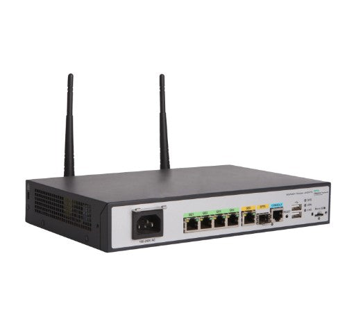 HPE MSR954-W 1GbE SFP (WW) 2GbE-WAN 4GbE-LAN Wireless 802.11n CWv7 wireless router Gigabit Ethernet Single-band (2.4 GHz) Gray