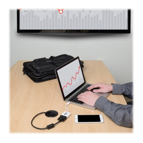 Tripp Lite U444-06N-DVI-AM USB graphics adapter White