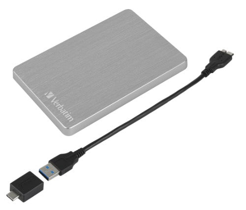 Verbatim Store 'n' Go ALU Slim external hard drive 1 TB Silver
