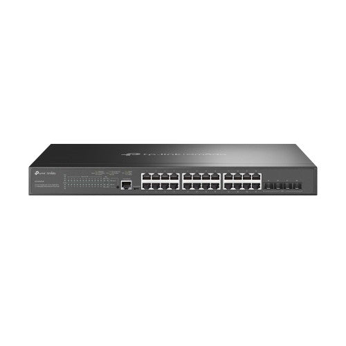 TP-Link Omada SG3428XMP network switch Managed L2+ Gigabit Ethernet (10/100/1000) Power over Ethernet (PoE) 1U Black