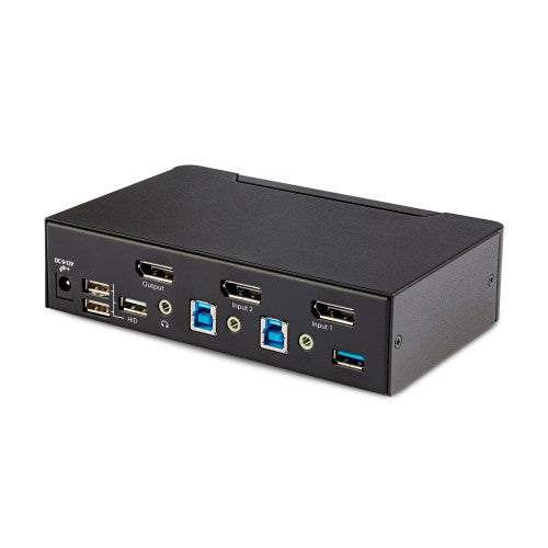StarTech.com D86A2-2-PORT-8K-KVM KVM switch Black
