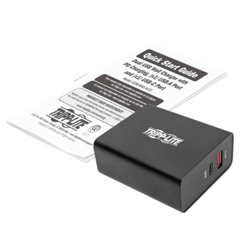 Tripp Lite U280-W02-A1C1 mobile device charger Universal Black AC Fast charging Indoor