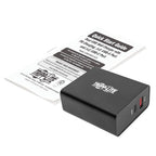 Tripp Lite U280-W02-A1C1 mobile device charger Universal Black AC Fast charging Indoor