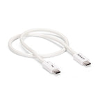 StarTech.com TBLT34MM50CW Thunderbolt cable 19.7" (0.5 m) 40 Gbit/s White