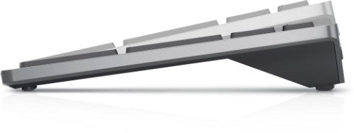 DELL KB740 keyboard Office RF Wireless + Bluetooth QWERTY English Gray, Black
