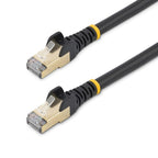 StarTech.com C6ASPAT35BK networking cable Black 358.3" (9.1 m) Cat6a