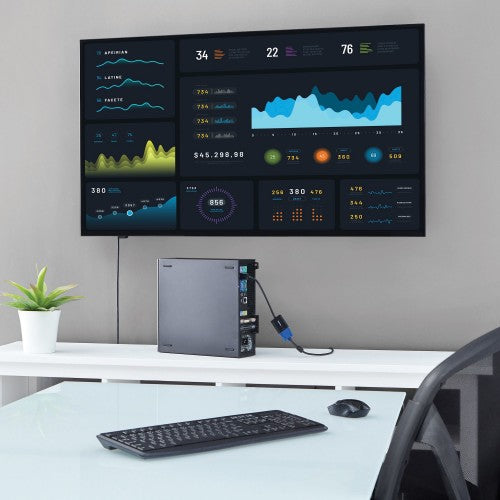 StarTech.com DP2VGA3X5 video cable adapter 3.94" (0.1 m) DisplayPort VGA (D-Sub) Black