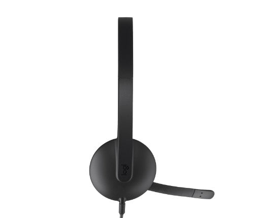 Logitech 981-000507 headphones/headset Wired Head-band Office/Call center Black