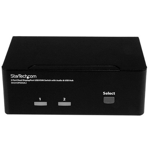 StarTech.com SV231DPDDUA2 KVM switch Black