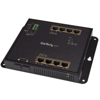 StarTech.com IES101GP2SFW network switch Managed L2 Gigabit Ethernet (10/100/1000) Power over Ethernet (PoE) Black