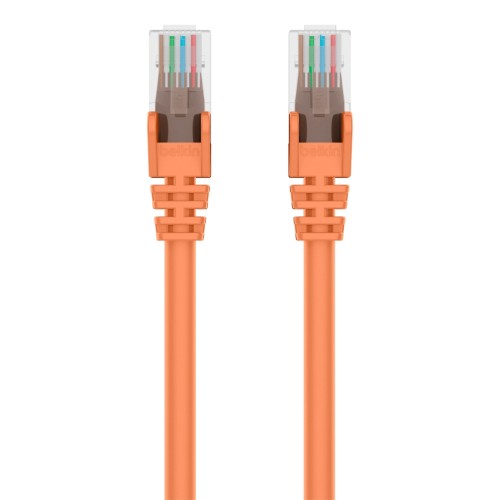Belkin A3L980-75-ORG-S networking cable Orange 900" (22.9 m) Cat6 U/UTP (UTP)