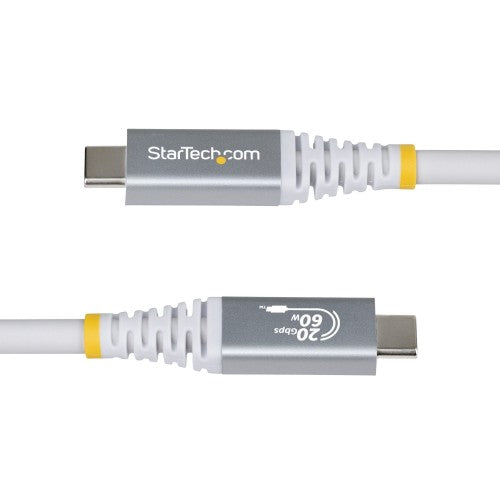 StarTech.com CC3M20GUSB4CXW USB cable USB4 Gen 2x2 118.1" (3 m) USB C White