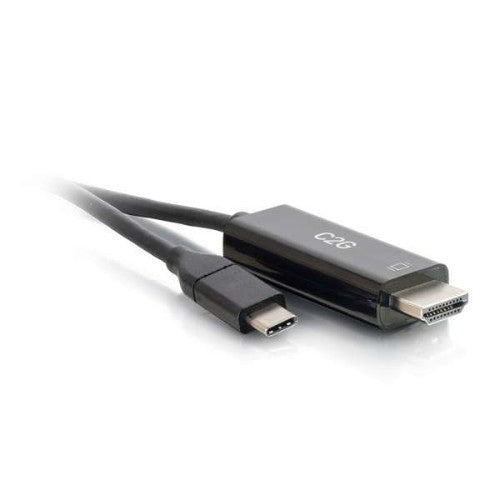 C2G 26896 video cable adapter 118.1" (3 m) USB Type-C HDMI Black