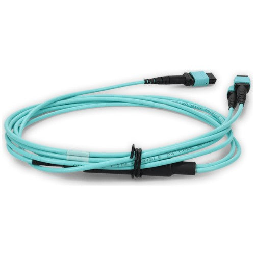 AddOn Networks ADD16FMPO4M6M5OM4P fiber optic cable 236.2" (6 m) MPO-16 4x MPO LOMM OM4 Aqua color