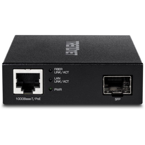Trendnet TFC-PGSFP network media converter 2000 Mbit/s Black