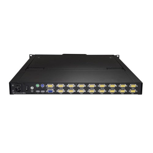 StarTech.com RKCONS1916K rack console 19" 1280 x 1024 pixels Black 1U