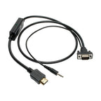 Tripp Lite P566-006-VGA-A video cable adapter 70.9" (1.8 m) HDMI HD15 + 3.5 mm Black