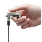 Kensington Slim N17 Serialized Combination Laptop Lock for Wedge-Shaped Slots 25-Pack